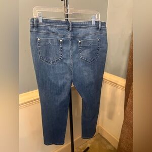 J. Jill Women's Skinny Jeans in Blue petite 12 Classic